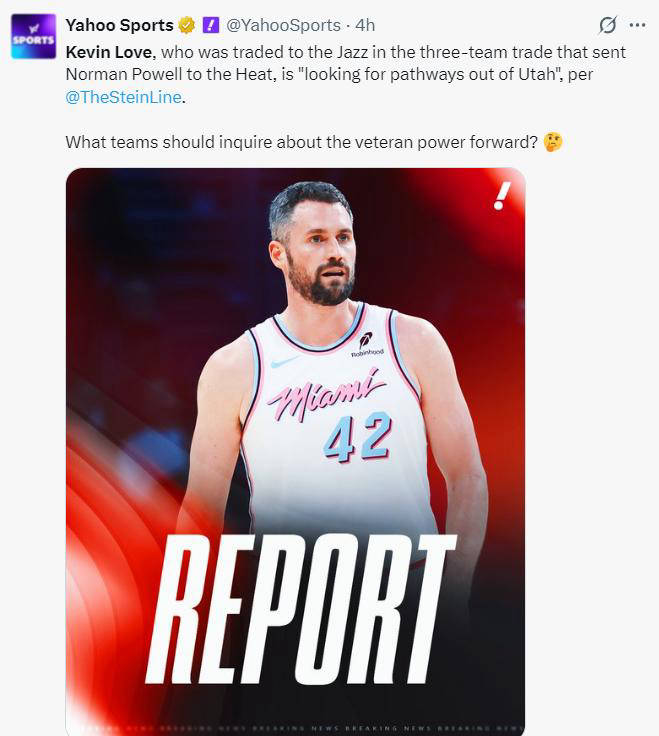 hg皇冠-凯文-乐福与犹他爵士商讨买断事宜 费城有意引进