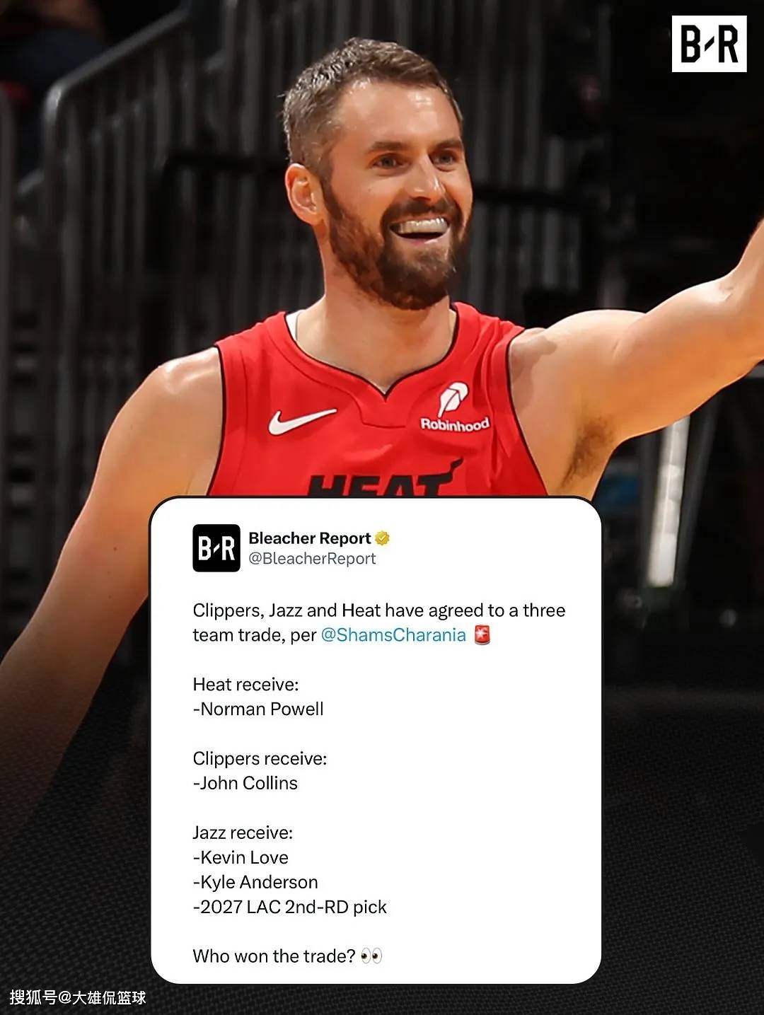 皇冠-迈阿密热火豪赌朱霍勒迪，四换一